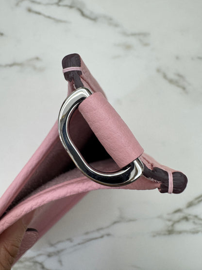 HERMES Evelyne 23 櫻花粉銀扣 3Q Rose Sakura PHW