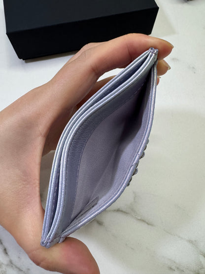 CHANEL 19卡包 22P人魚姬幻彩紫