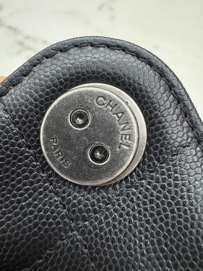 CHANEL Mini 25Bag 黑銀