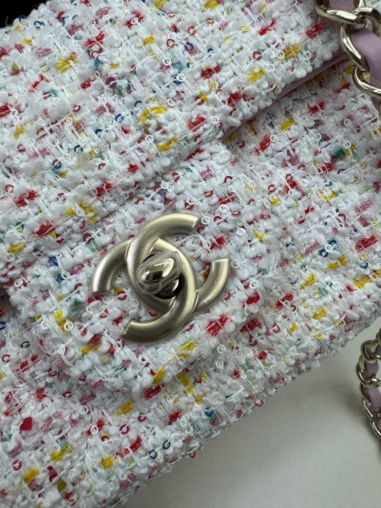 CHANEL 25P Mini CF20 毛呢 Tweed