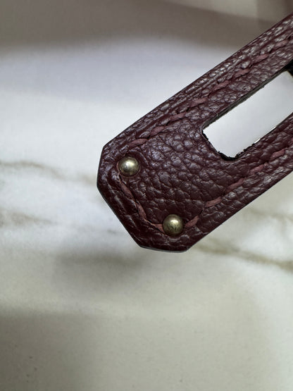 HERMES Kelly Elan 山羊皮 愛馬仕紅 Rough H PHW