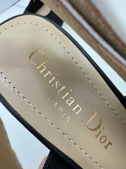 DIOR J'adior Slingback 黑色科技布 10cm