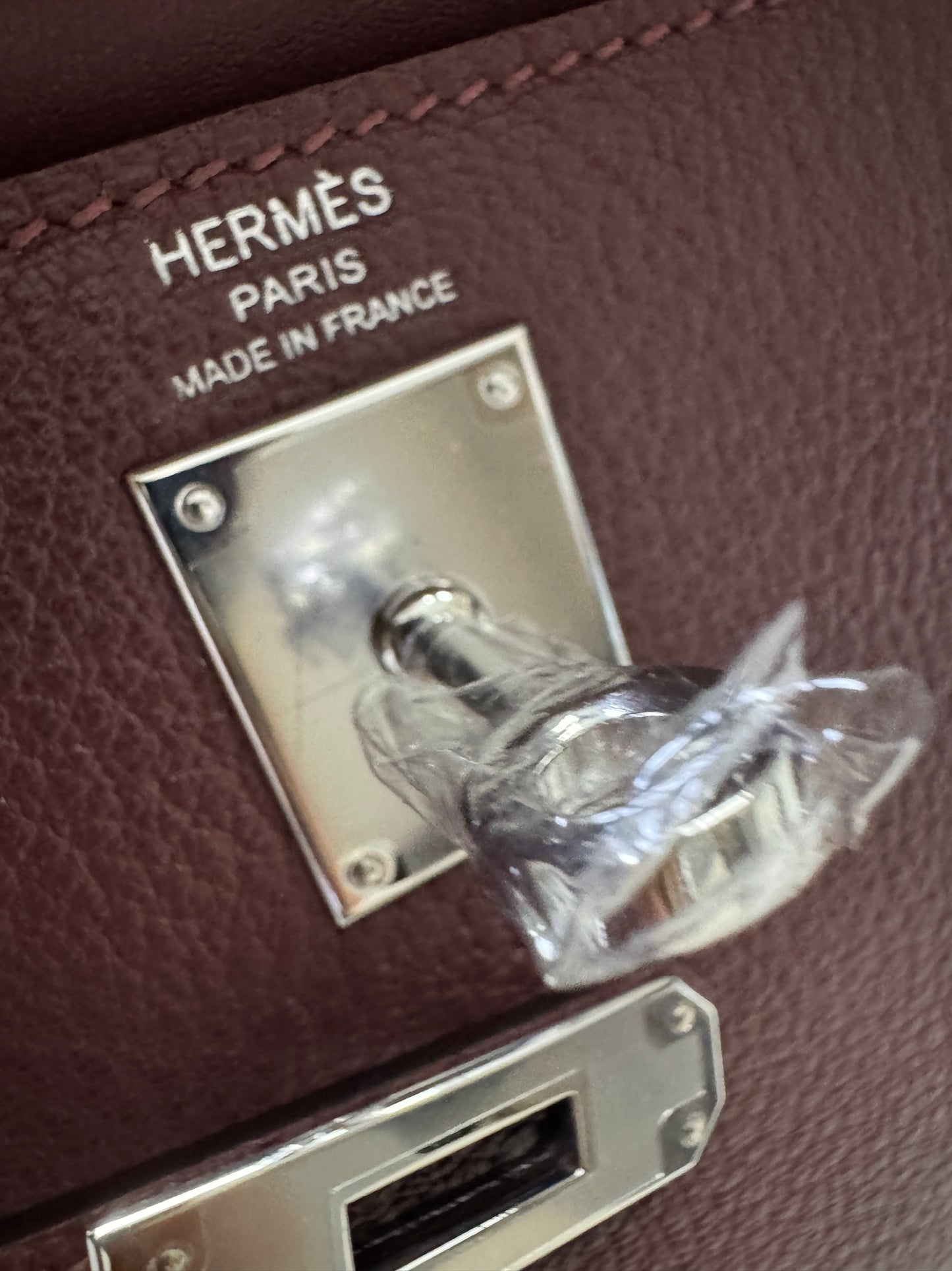HERMES Kelly Elan 山羊皮 愛馬仕紅 Rough H PHW