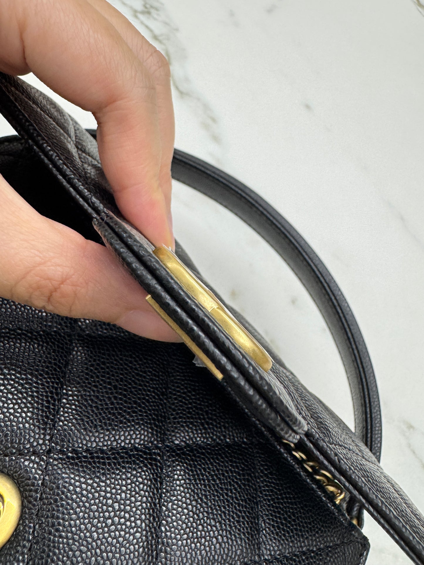 CHANEL 24K 手柄豆腐包 中號