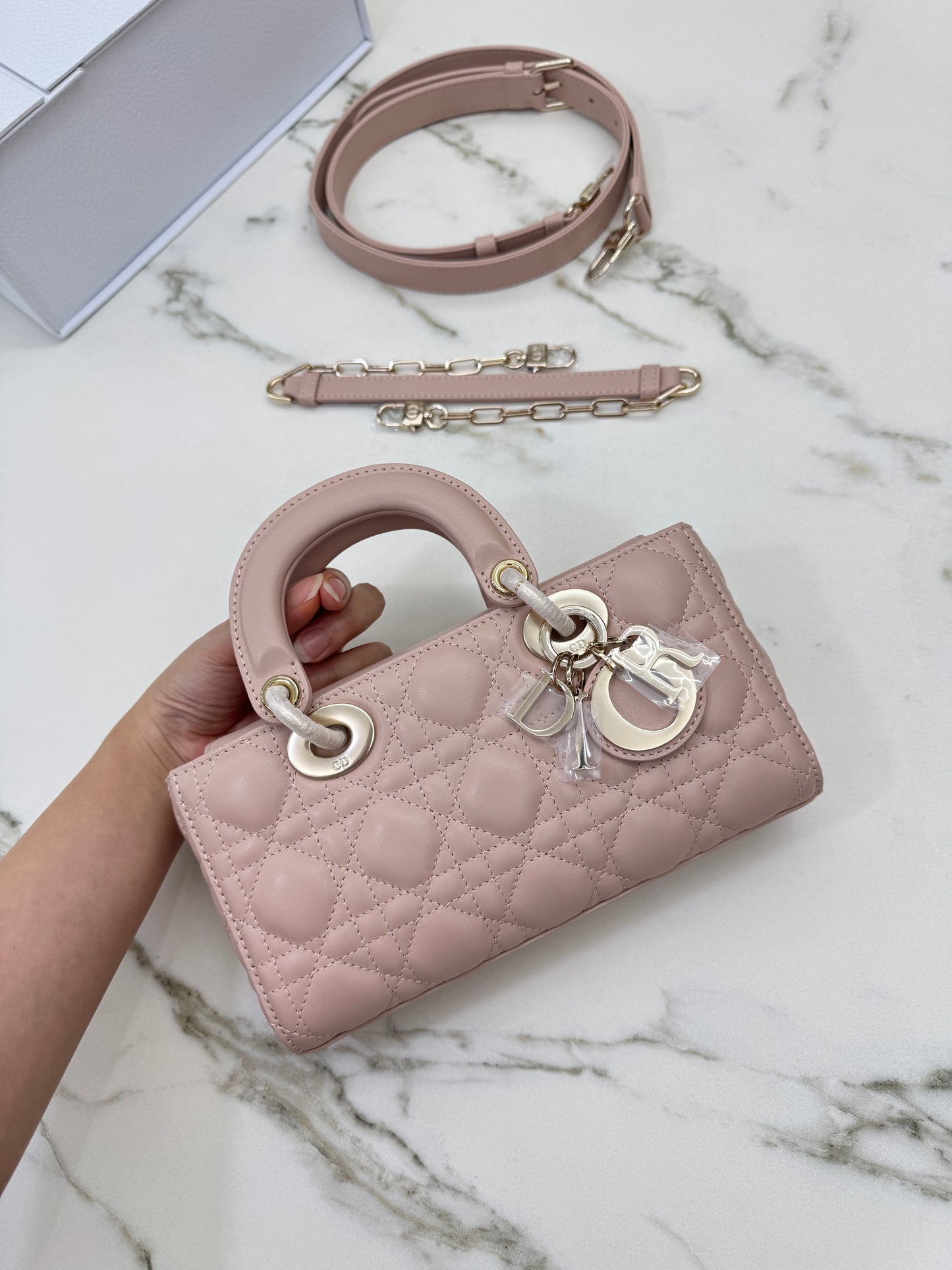 DIOR D-joy Small 胭脂粉 Powder Pink