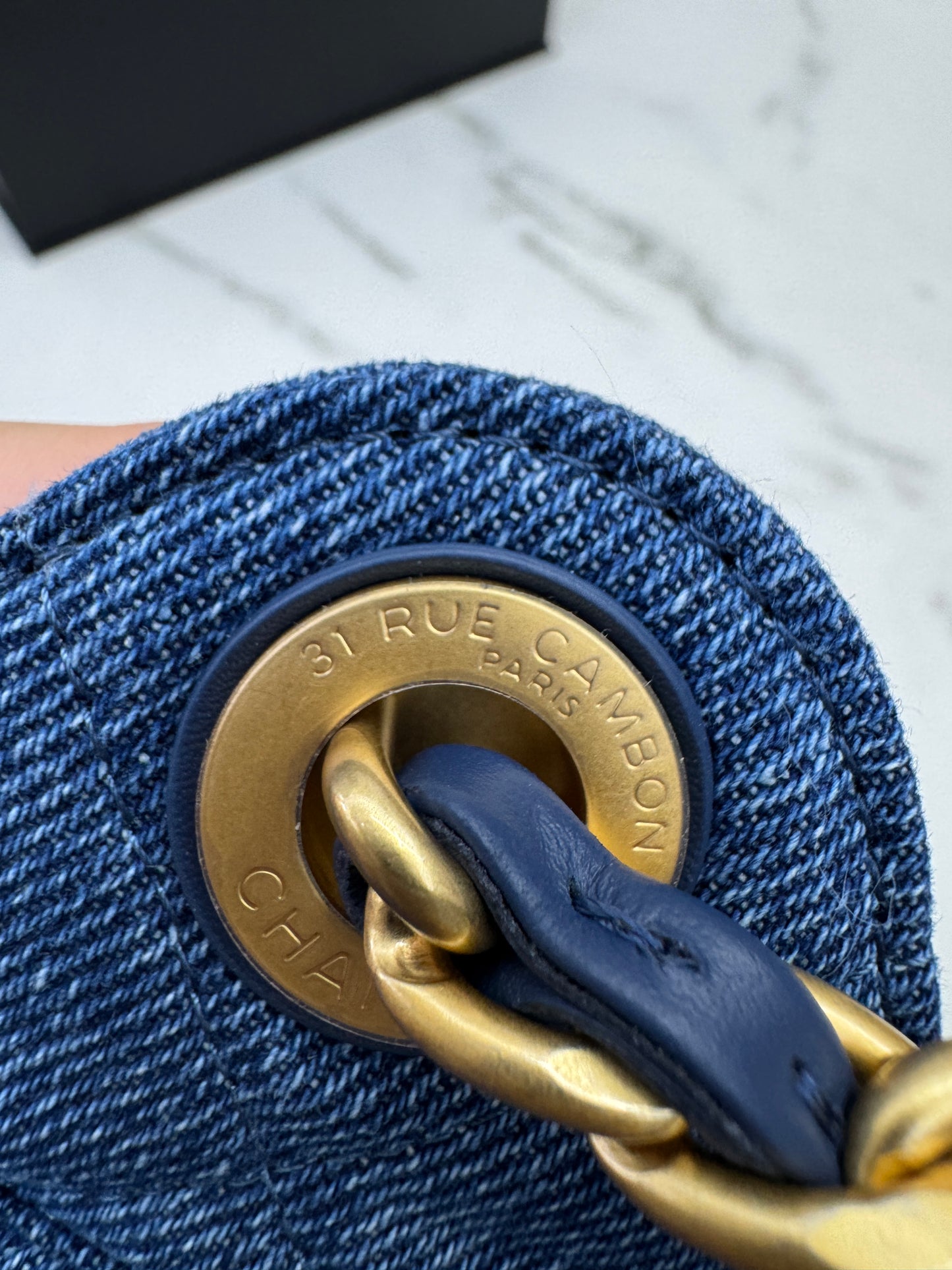 CHANEL Mini 25 Bag 藍牛仔