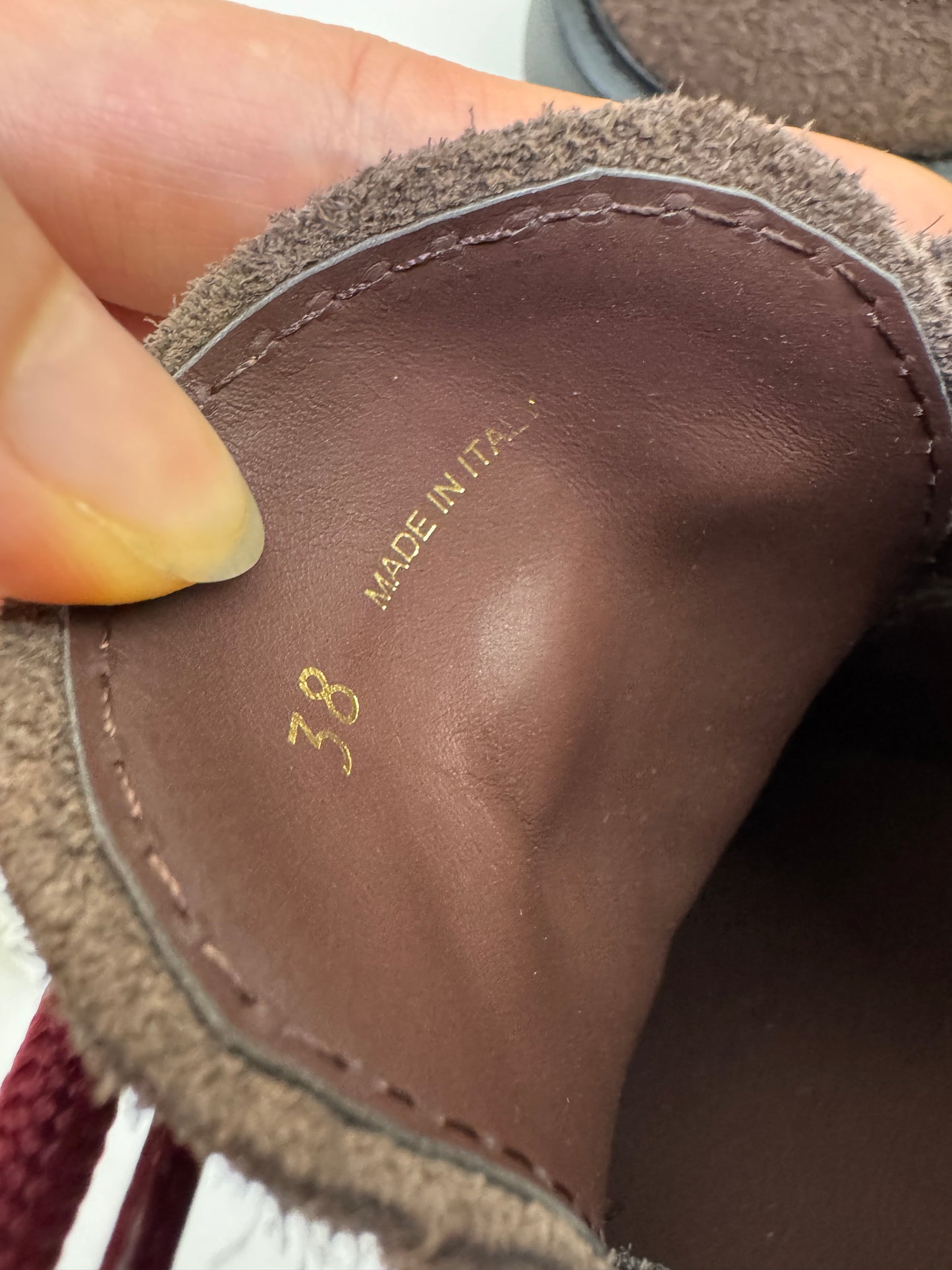 MIU MIU 絨面厚底 Loafers