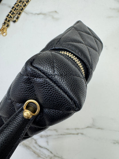 CHANEL 25P 拉絲金扣 LP盒子包