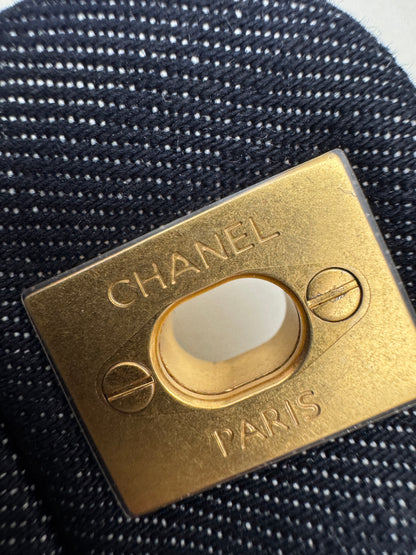 CHANEL 26P 深藍牛仔 Mini CF20