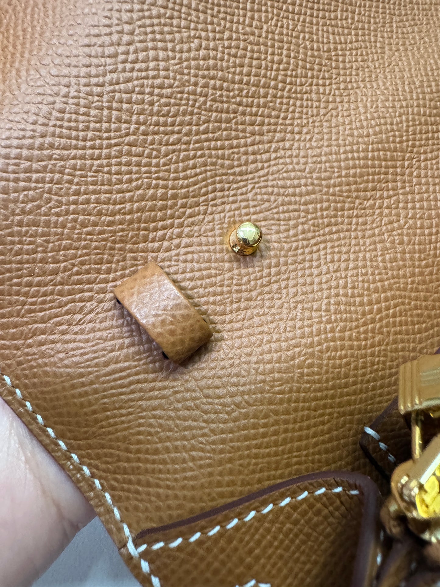 HERMES Kelly to-go 金棕色金扣 Epsom Gold GHW