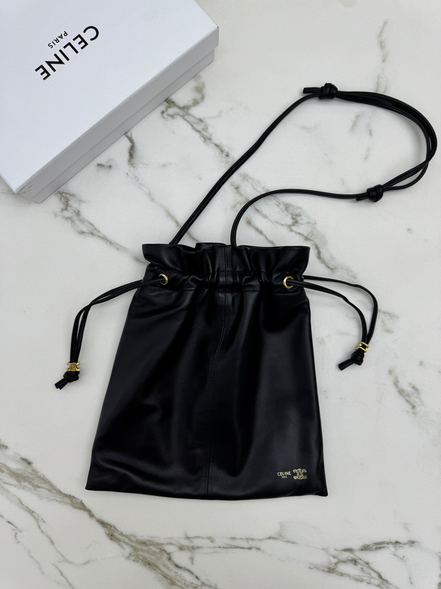 CELINE Crystal Pouch 黑色