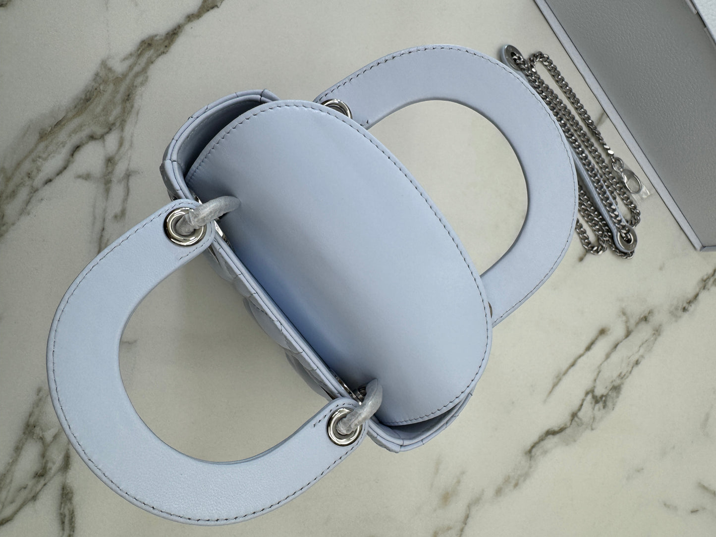 DIOR Mini Lady Dior Shirt Blue