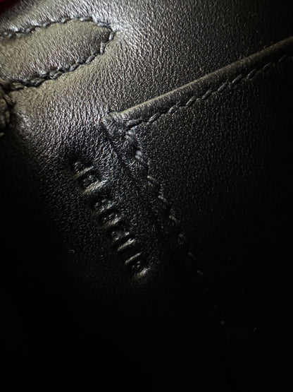 HERMES Mini Kelly II 黑金 Epsom Noir GHW
