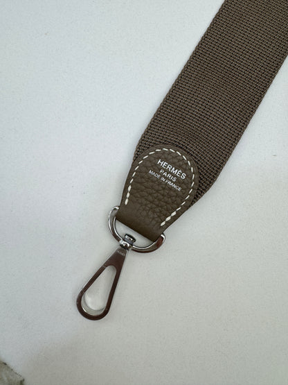 HERMES Evelyne 23 大象灰銀扣 Etoupe TC PHW