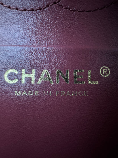 CHANEL Mini Maxi Flap 巧克力色