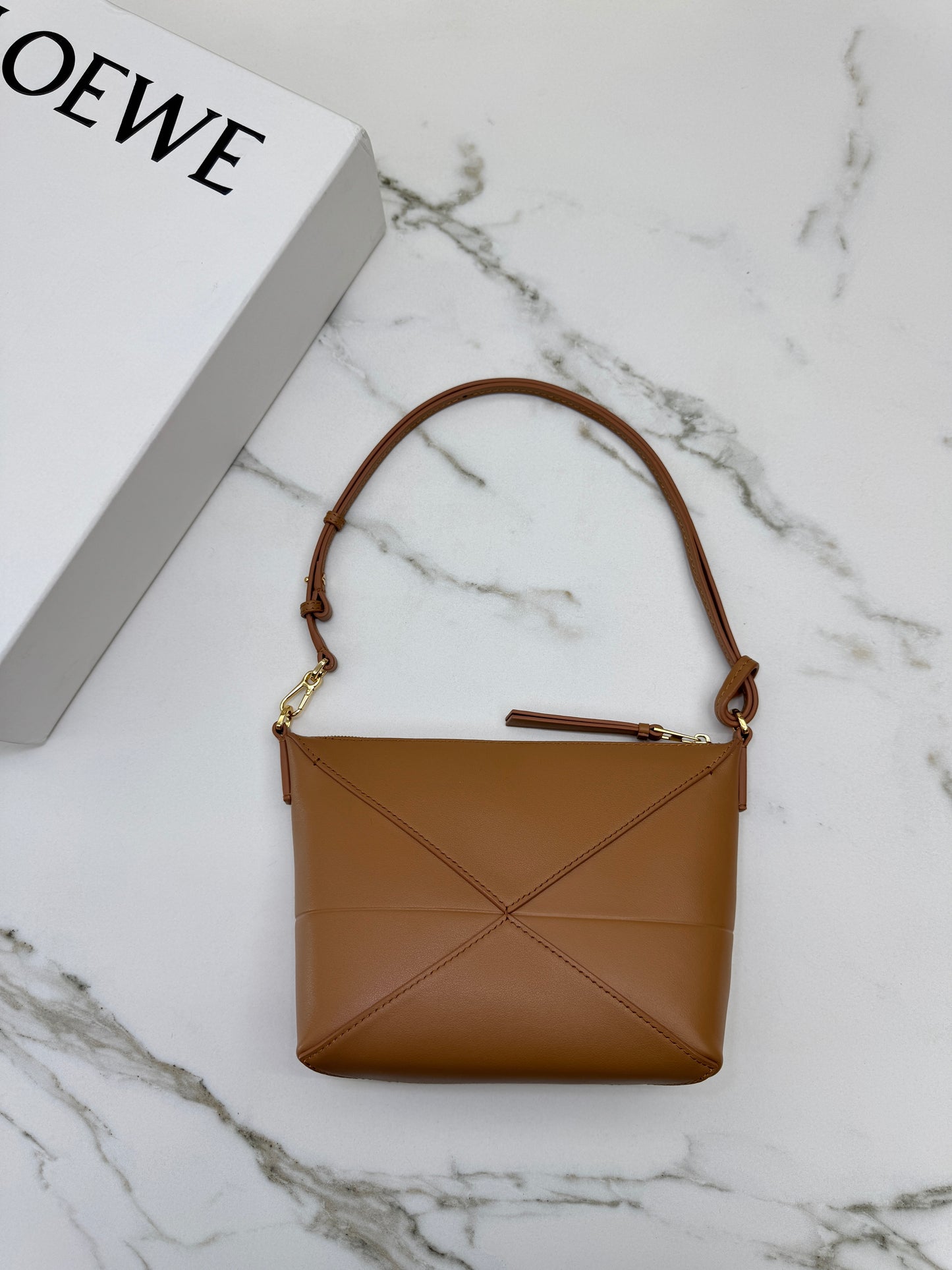 LOEWE Puzzle Fold Pouch Warm Dessert