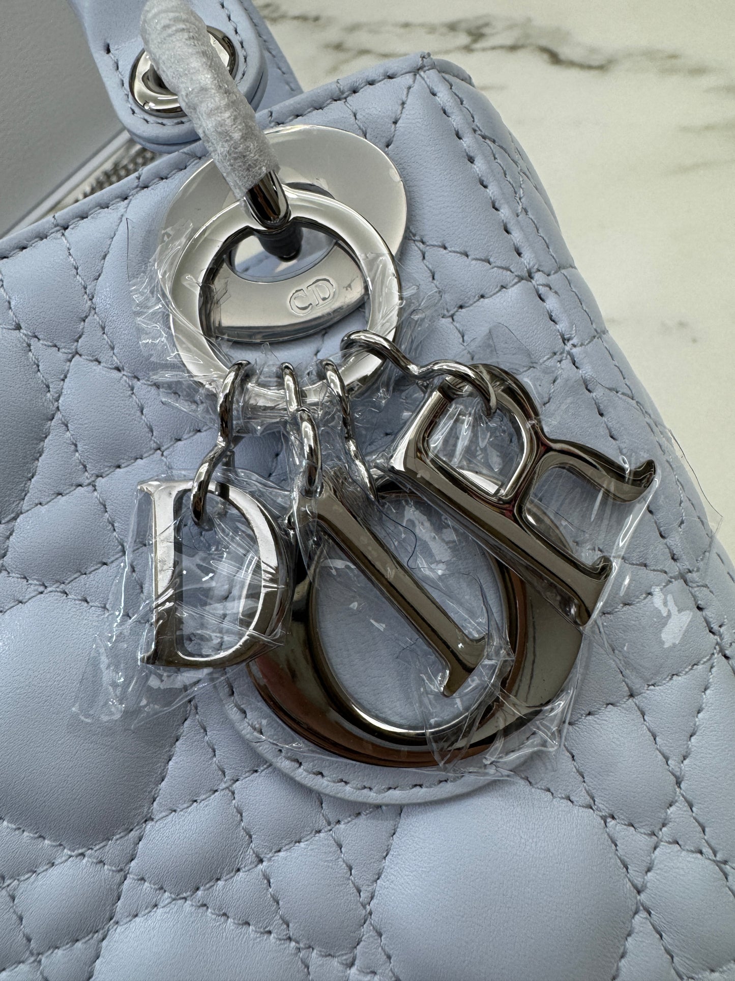 DIOR Mini Lady Dior Shirt Blue