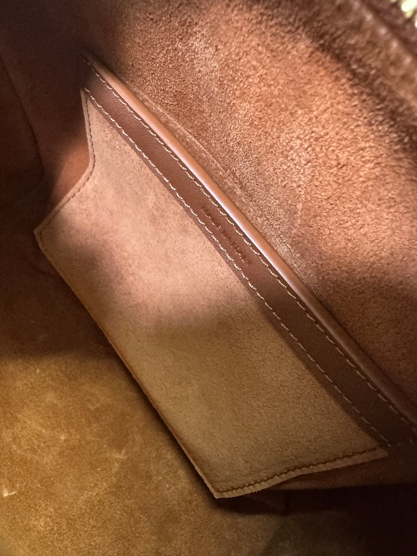 CELINE Triomphe Boston 棕色