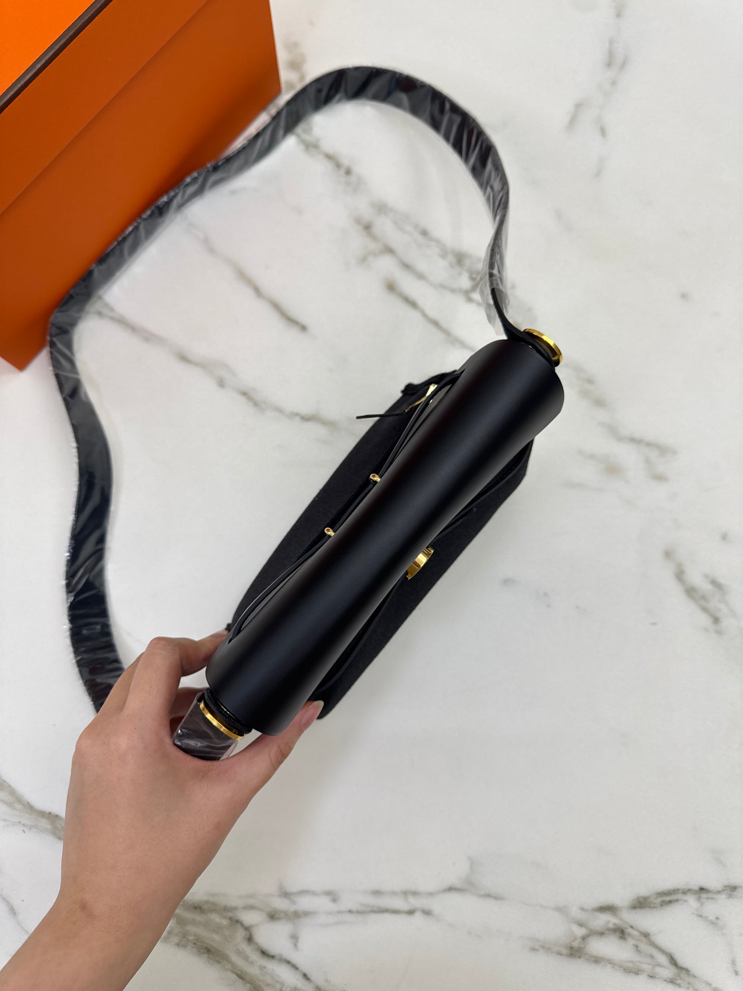 HERMES Mini Herbag 黑金