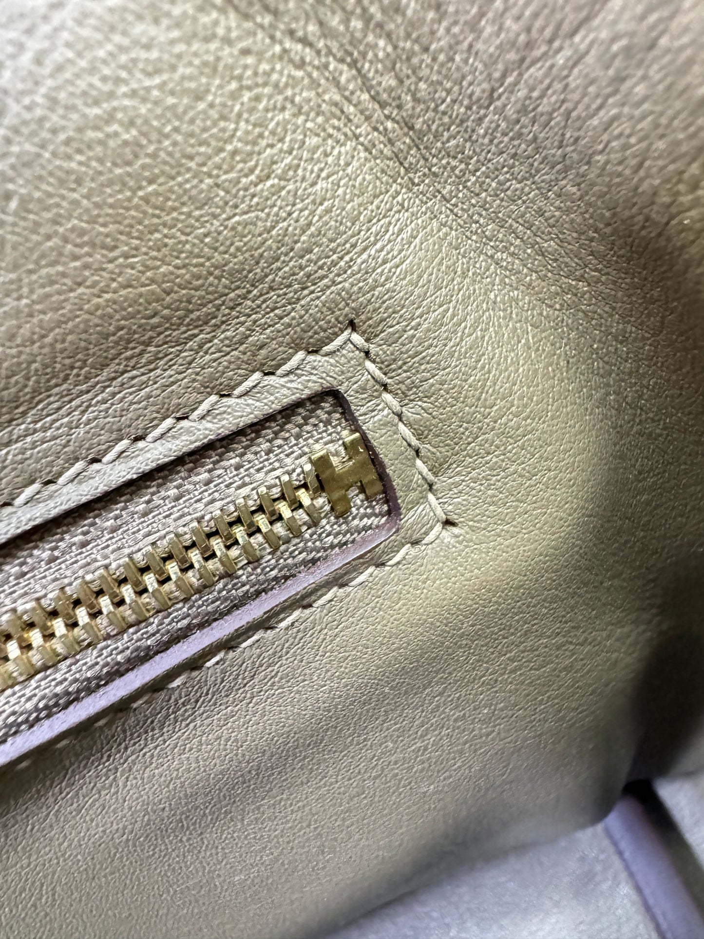 HERMES Mini 2424 大象灰金扣 Evercolor Etoupe GHW