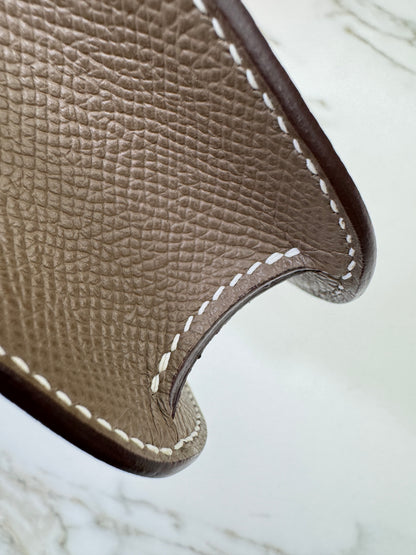 HERMES Constance Elan 大象灰銀扣 Epsom Etoupe PHW