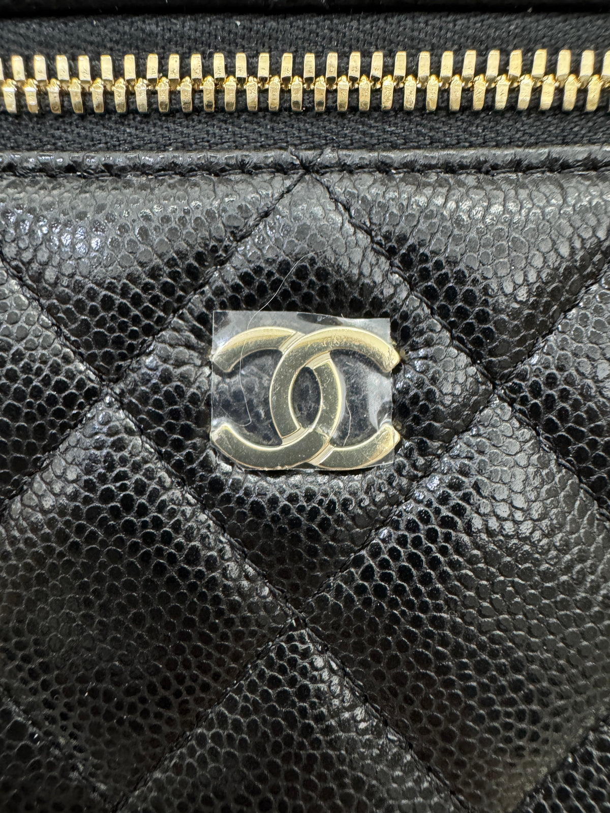CHANEL LP盒子包 黑色牛皮 Vanity