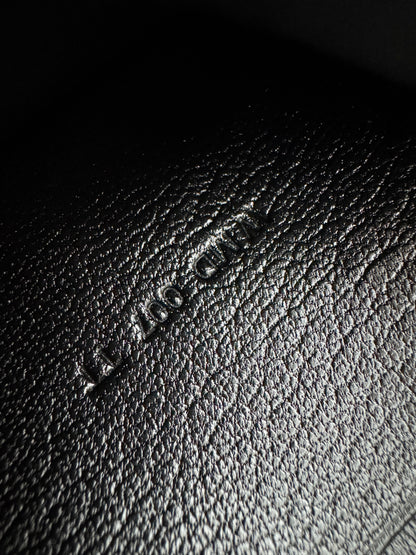 BEARN Mini Wallet 黑色山羊皮 Noir Chevre Mysore PHW