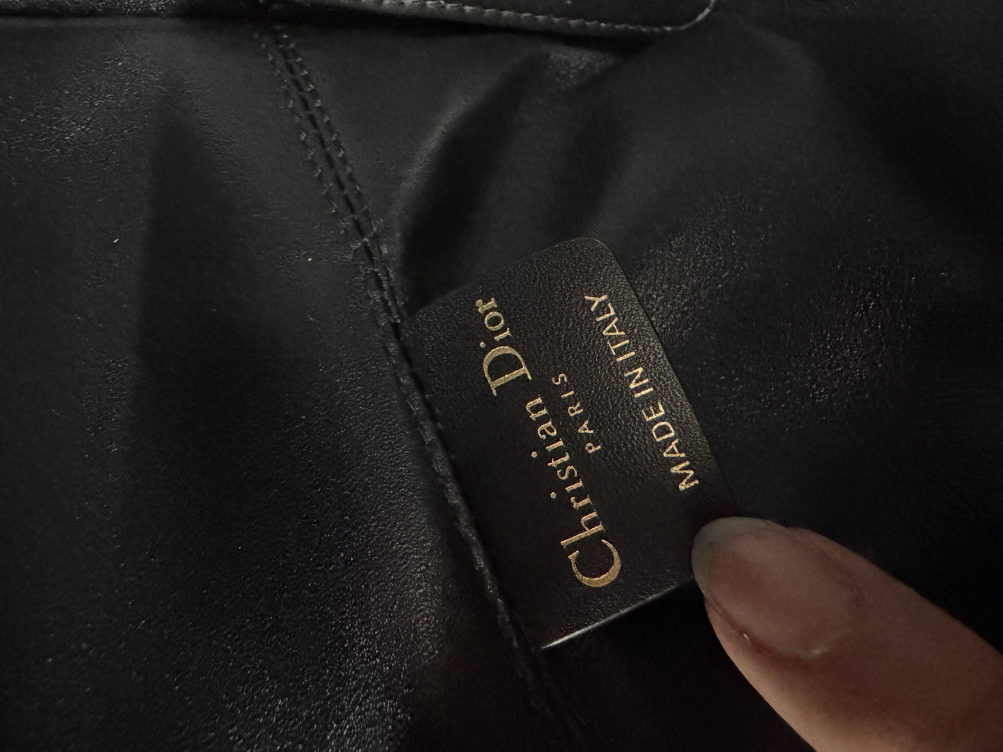 DIOR Toujours Medium Black