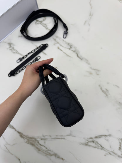 DIOR D-joy Small Matte Black