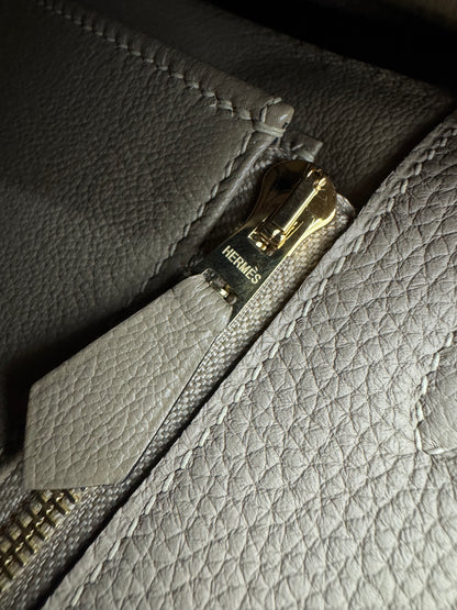 HERMES Kelly 25 斑鳩灰金扣 內縫 Togo 81 Gris Tourterelle GHW