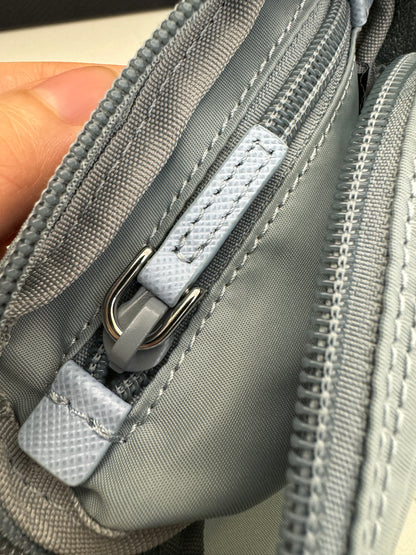 PRADA Re-nylon Necessaire 粉藍色 代工廠原單渠道貨