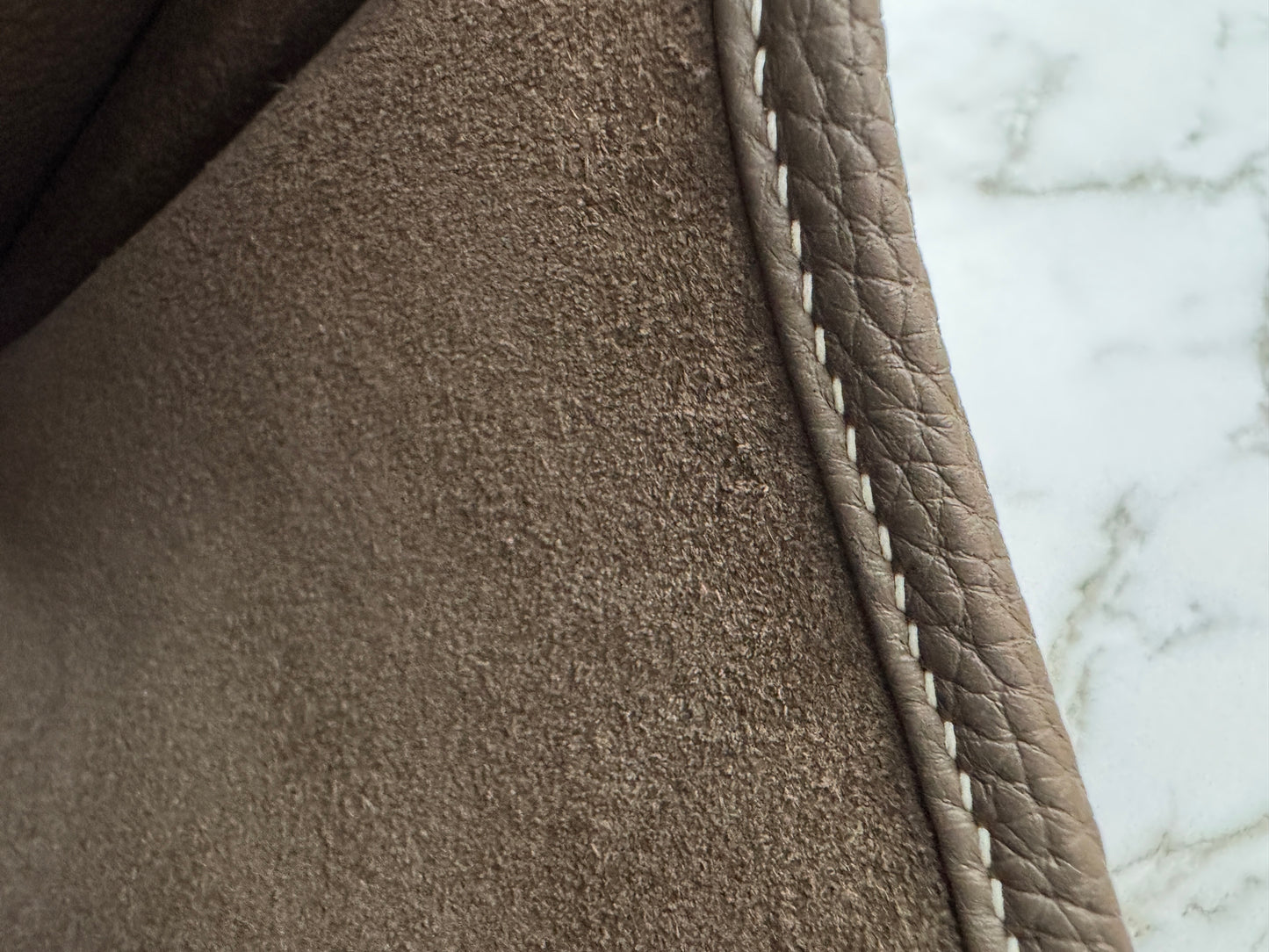HERMES Evelyne 23 大象灰銀扣 Etoupe TC PHW