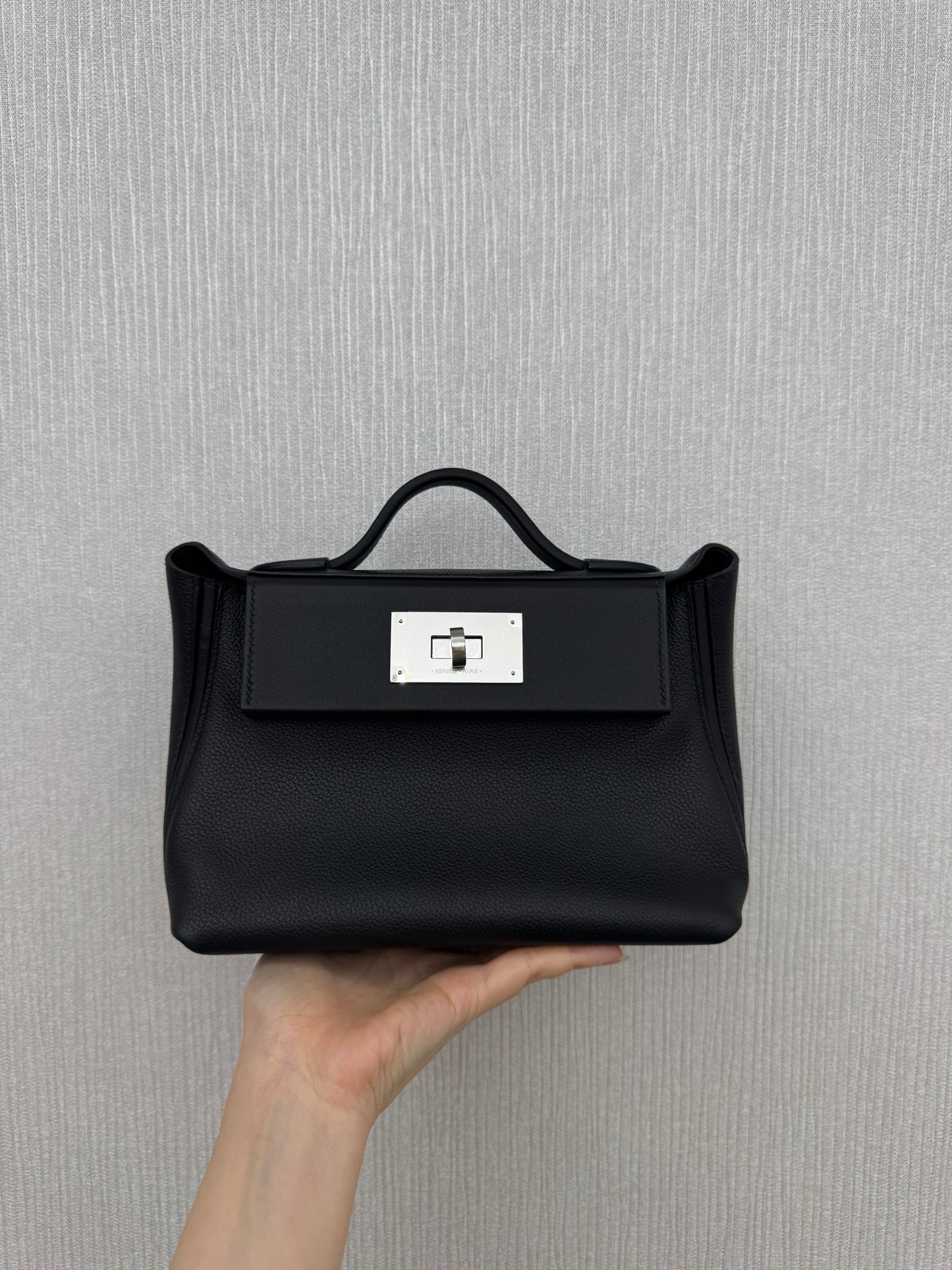 HERMES Mini 2424 黑銀