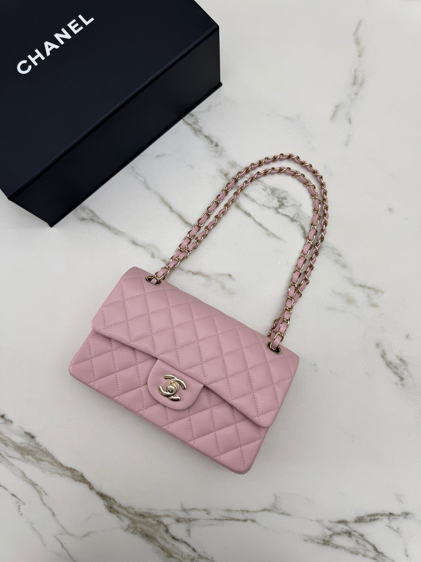 CHANEL 23K貝兒粉 CF23 Small