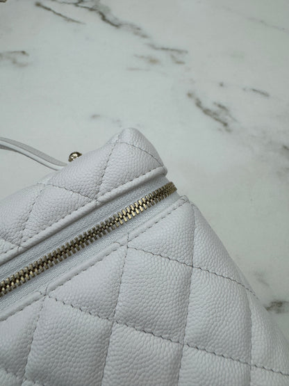 CHANEL 25C LP盒子包 白色 Vanity