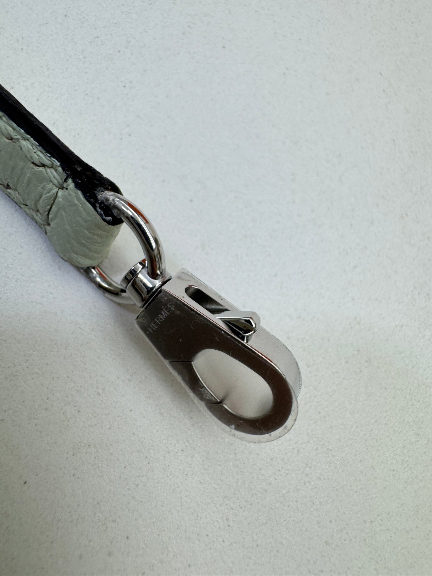 HERMES Mini Bolide 氣泡綠 山羊皮 銀扣 Mysore Vert Fizz PHW