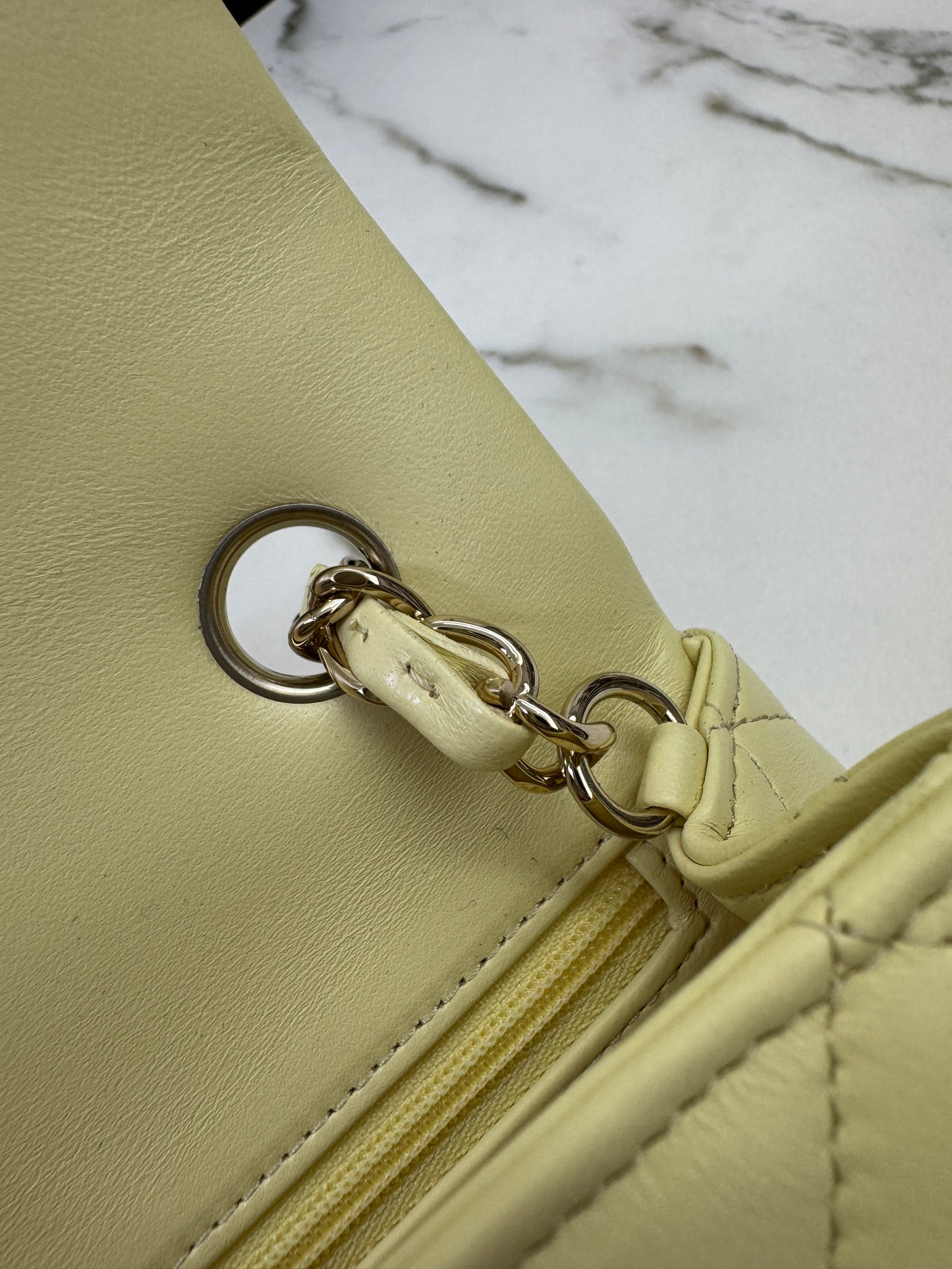 CHANEL Mini CF20 25S小雞黃 Lambskin