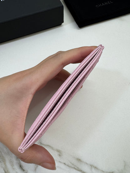 CHANEL 24S櫻花粉 Cardholder