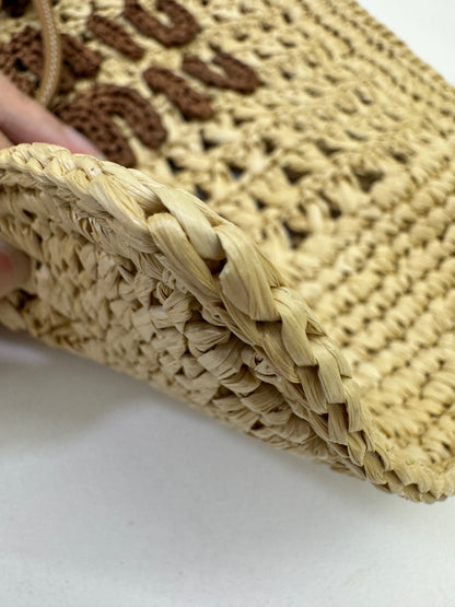 MIU MIU 拉菲草草編包