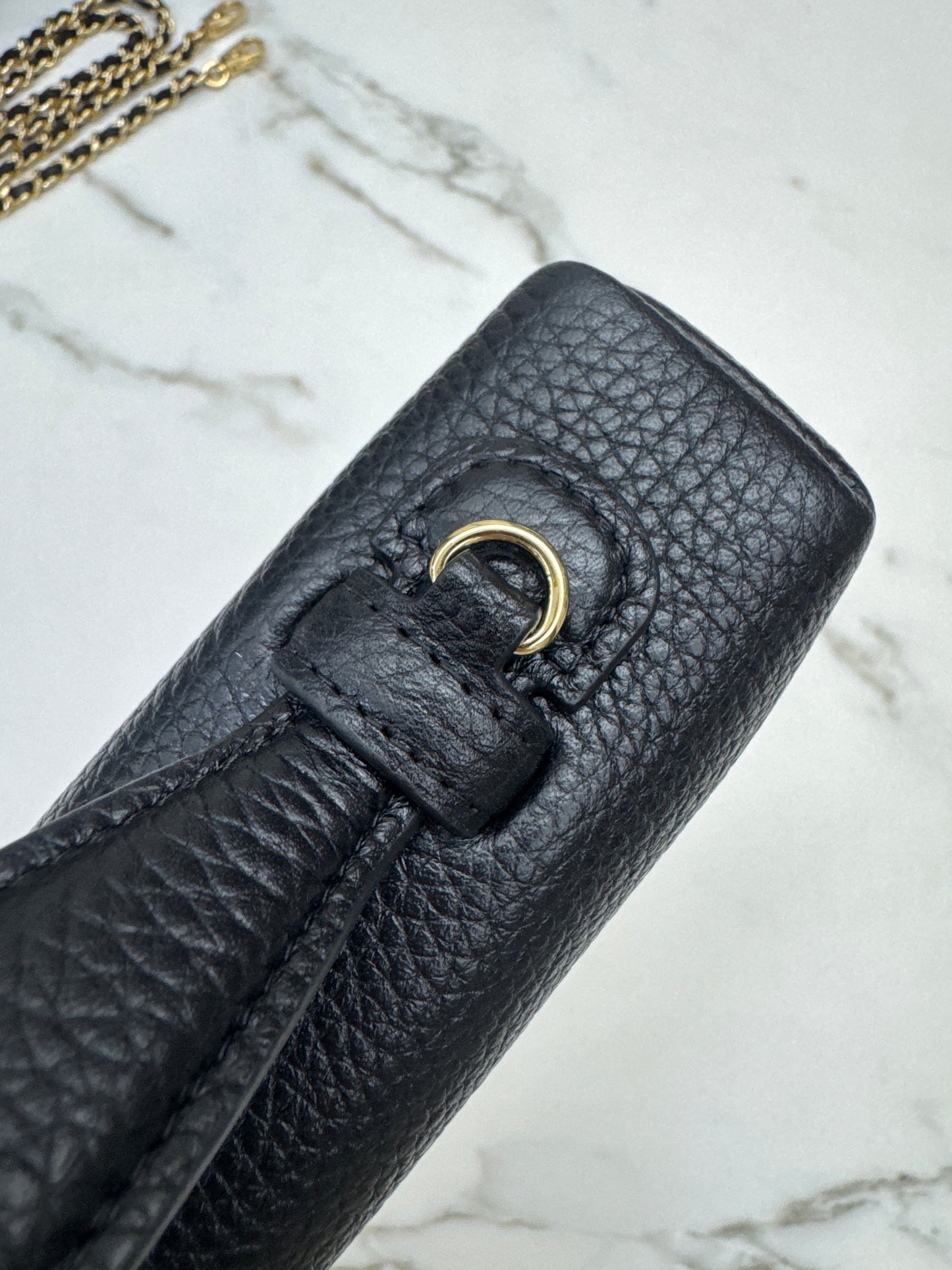 CHANEL 26A 荔枝紋LP盒子包 中號23cm