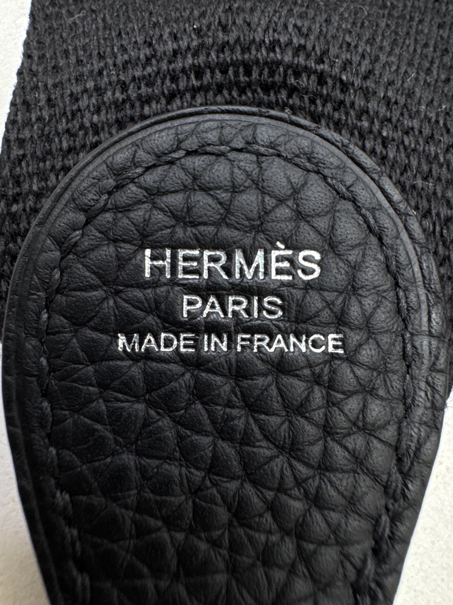 HERMES Evelyne23 黑銀 TC