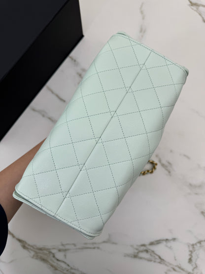 CHANEL 25 Bag Small 薄荷綠