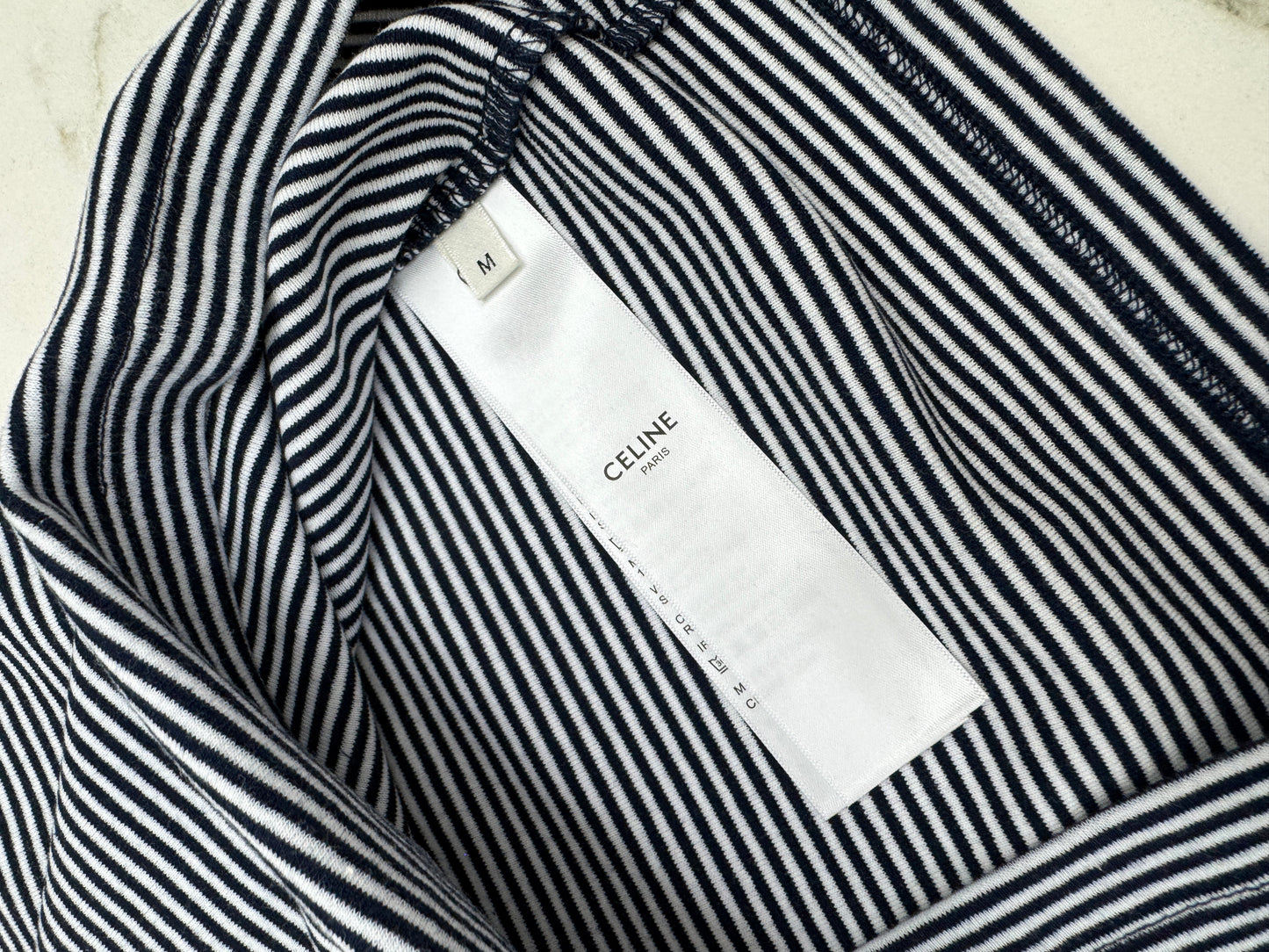 CELINE 海軍藍條紋背心