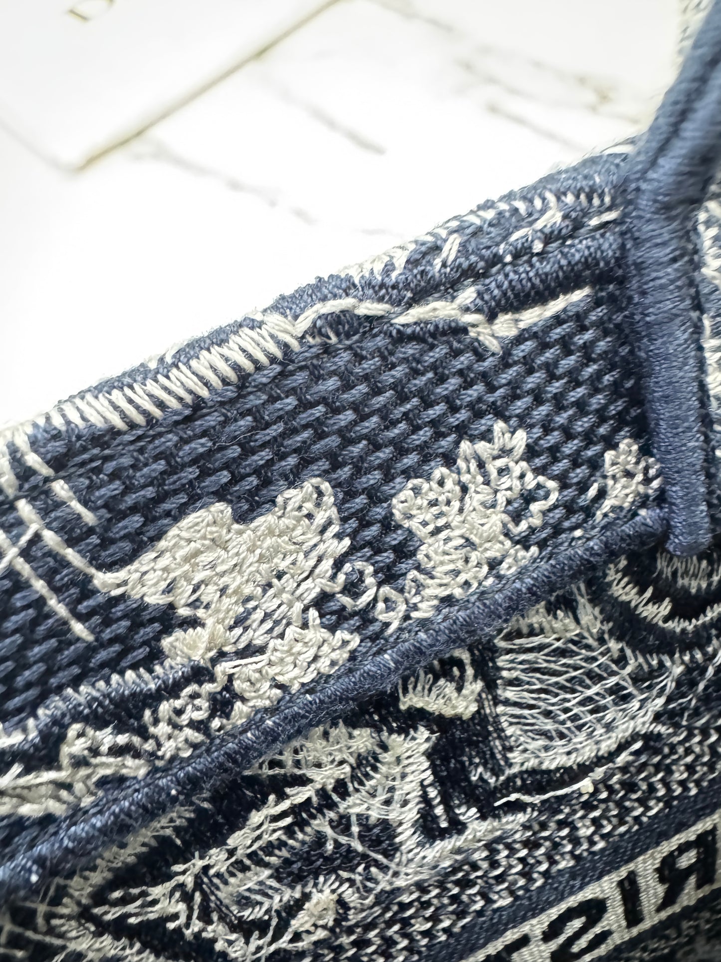 DIOR Book Tote Toile de Jouy Reverse Small