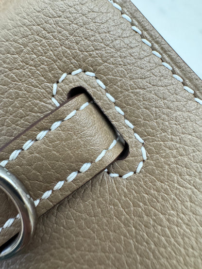 HERMES Kelly Danse 大象灰銀扣 Etoupe PHW