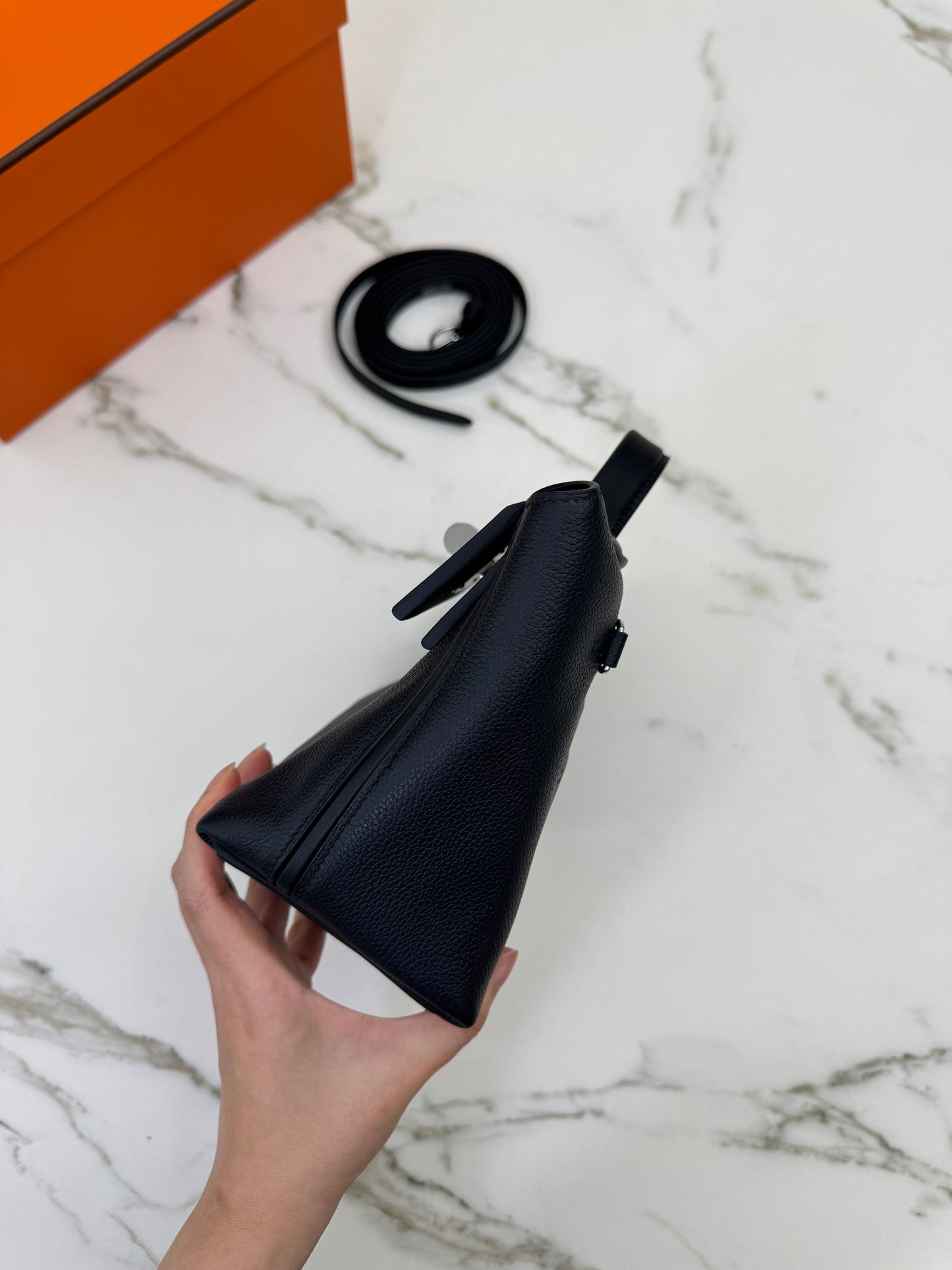 HERMES Mini 2424 黑銀