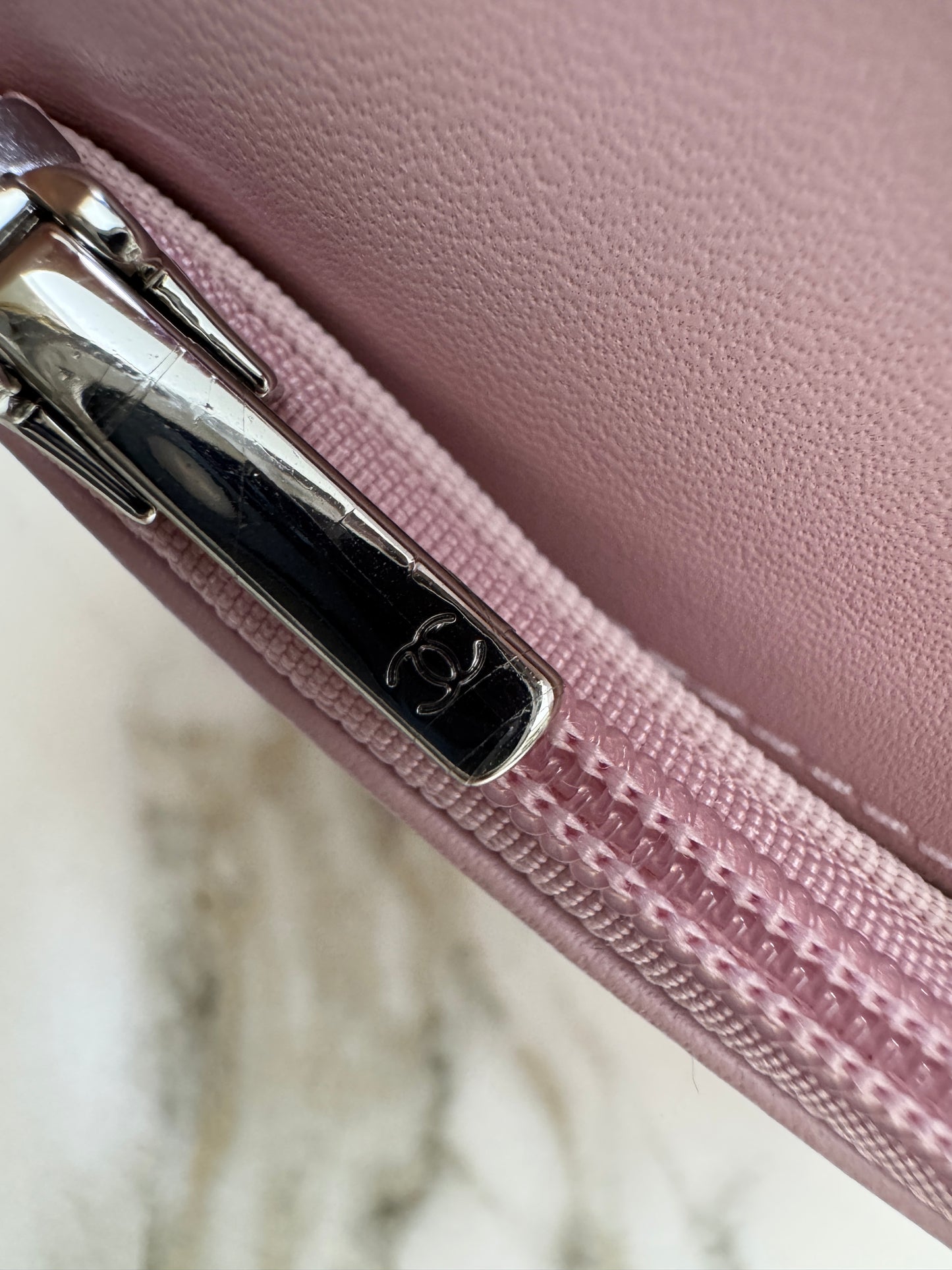 CHANEL Passport Holder 粉紅色