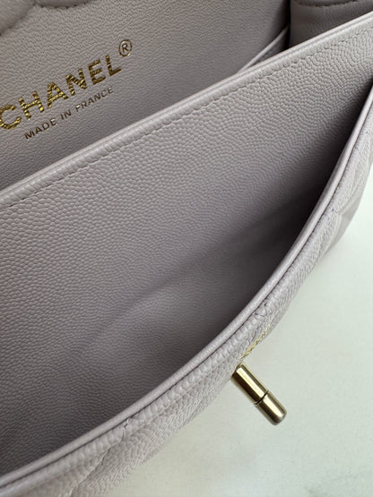 CHANEL CF23 Small 21S Liliac Caviar Calfskin GHW