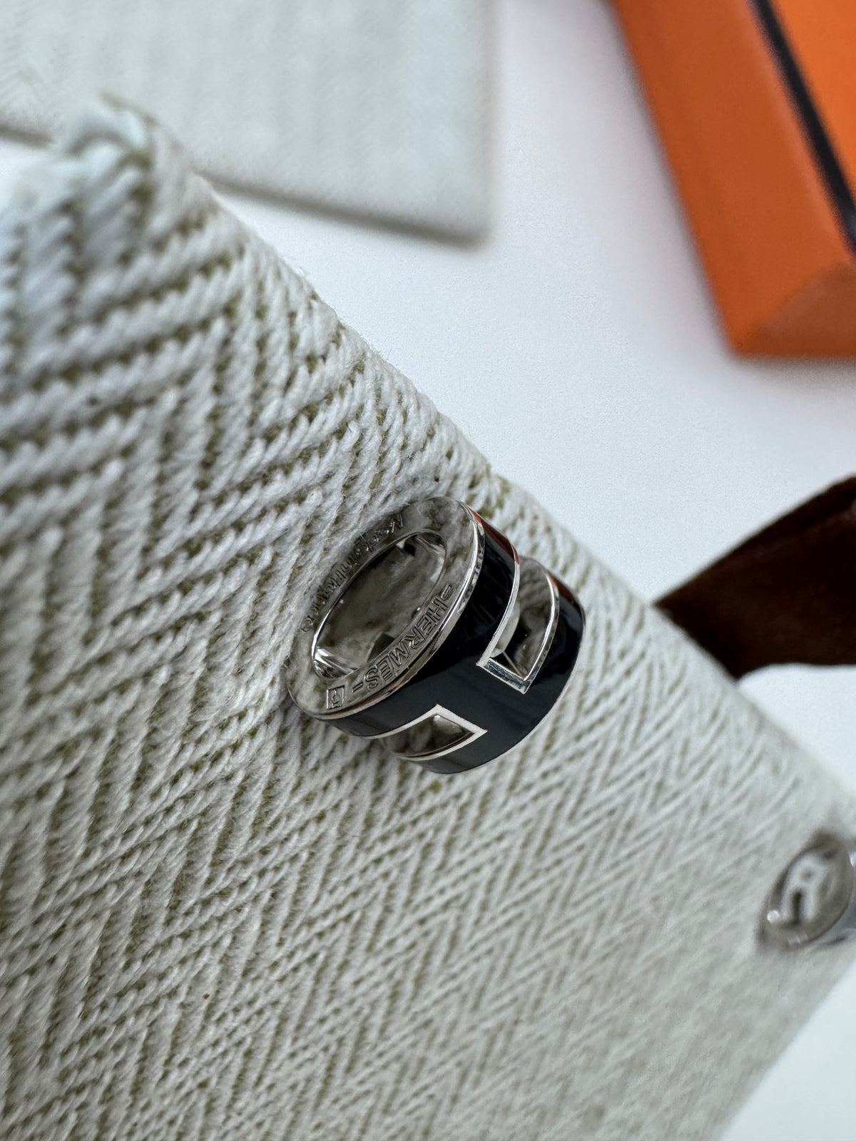 HERMES Mini Pop H 黑銀