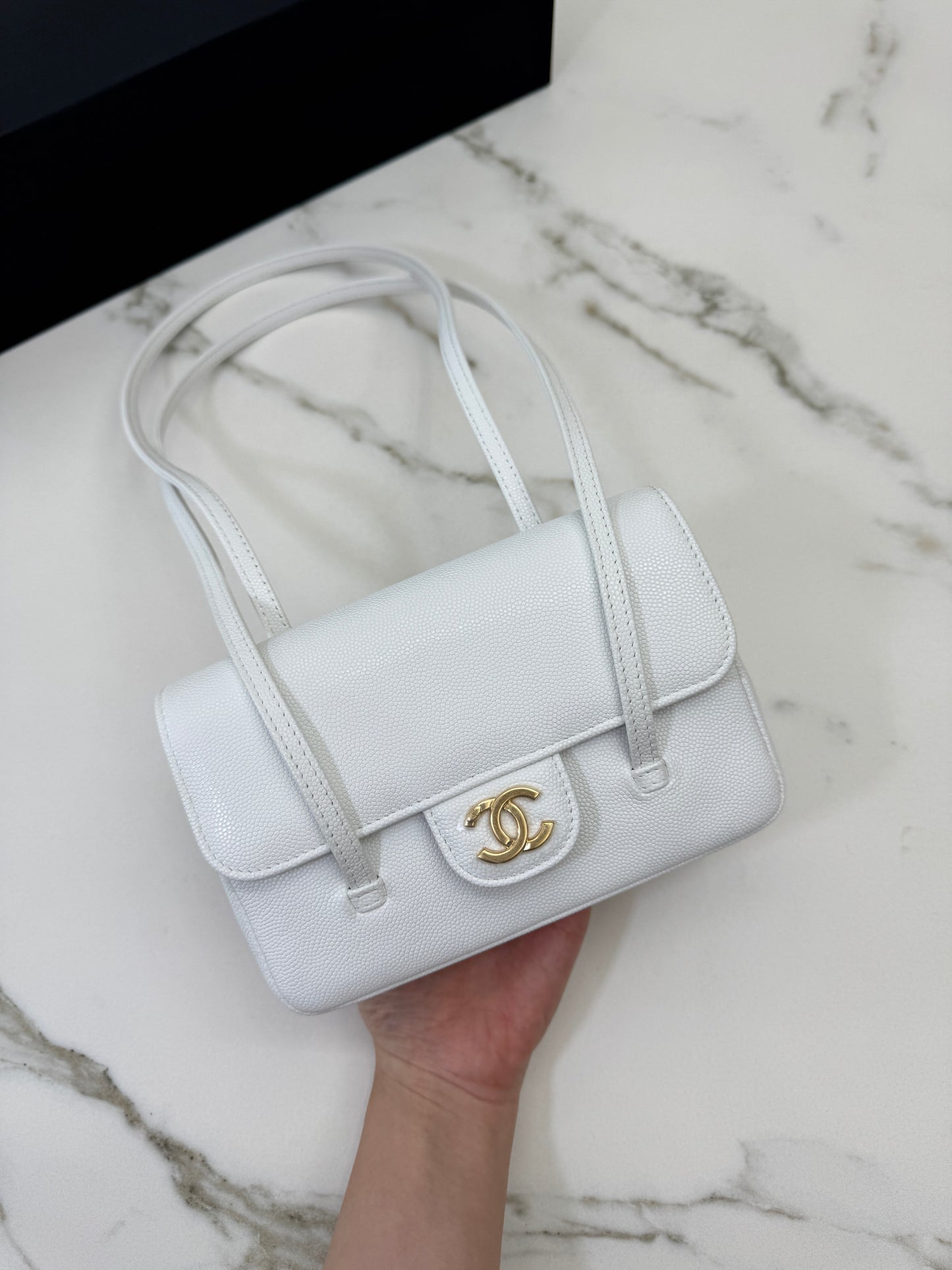 CHANEL Mini Preppy Coco 白色